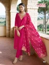 Nargis Vol 3 By Ossm Roman Silk Kurti With Bottom Dupatta
